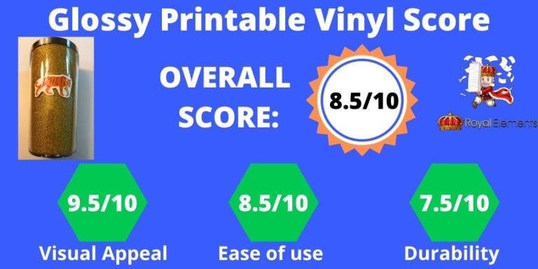 How to Use Printable Vinyl Sticker Paper - Royal Elements