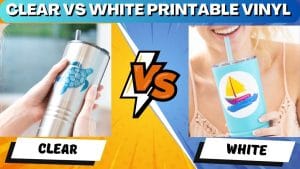 Read more about the article Clear vs White Printable Vinyl Stickers: Which One Should You Use?