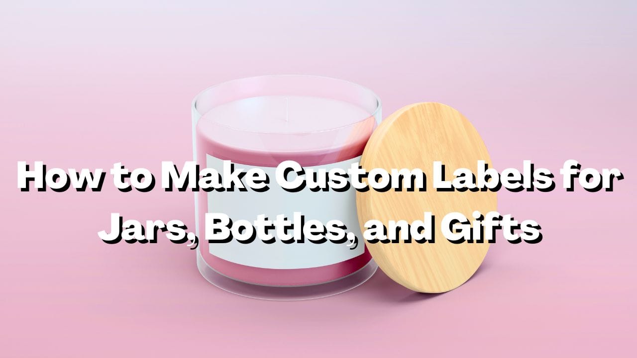 You are currently viewing How to Make Custom Labels for Jars, Bottles, and Gifts