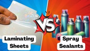 Read more about the article Laminating Sheets VS Spray Sealants: Which Is Best for Stickers?