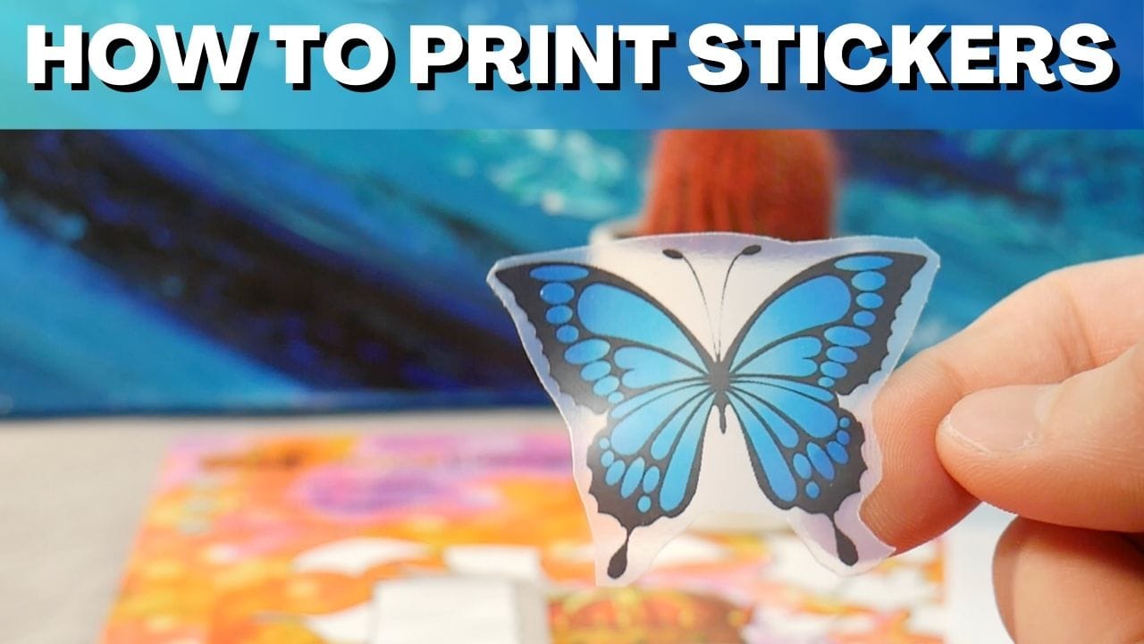How To Print Your Own Custom DIY Stickers