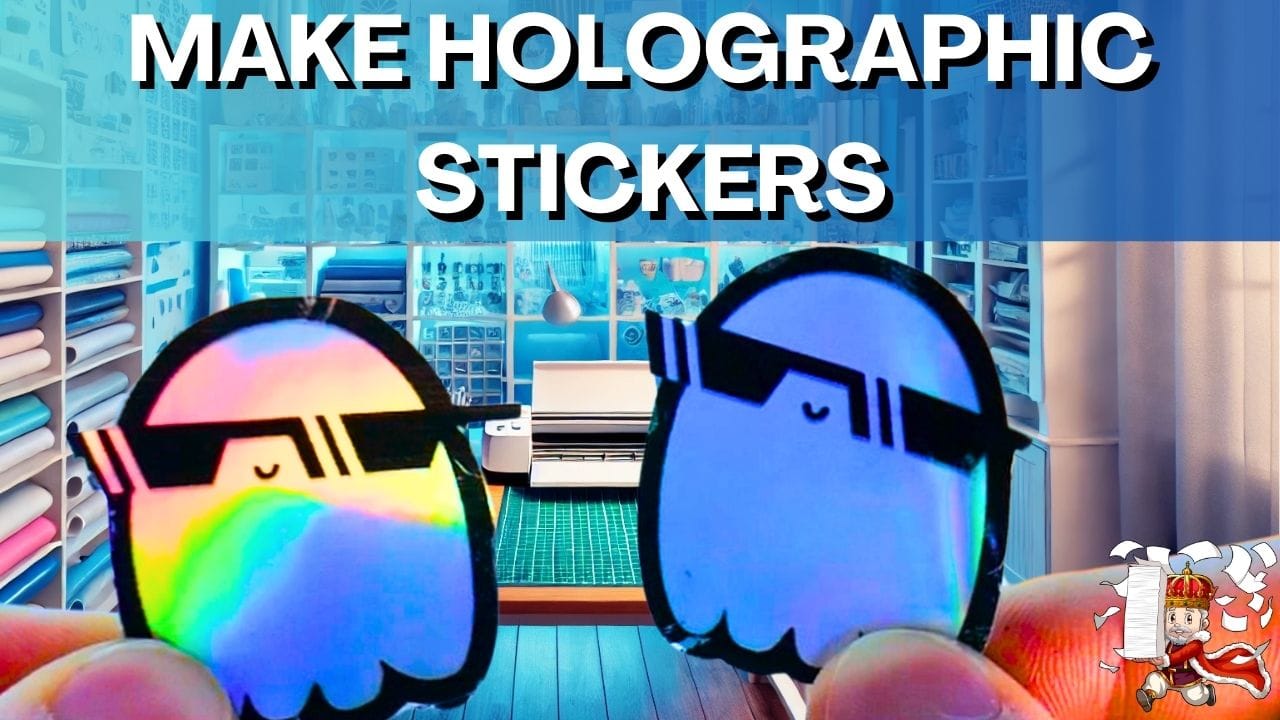 You are currently viewing How to Create Durable Holographic Stickers with Printable Vinyl