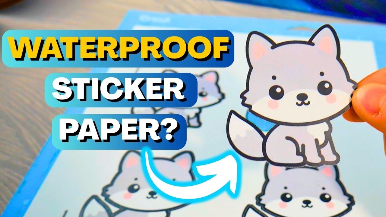 Waterproof VS Water-Resistant Sticker Paper Explained For Beginners