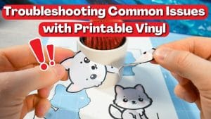 Read more about the article Troubleshooting Common Issues with Printable Vinyl: Smudging, Peeling, and More